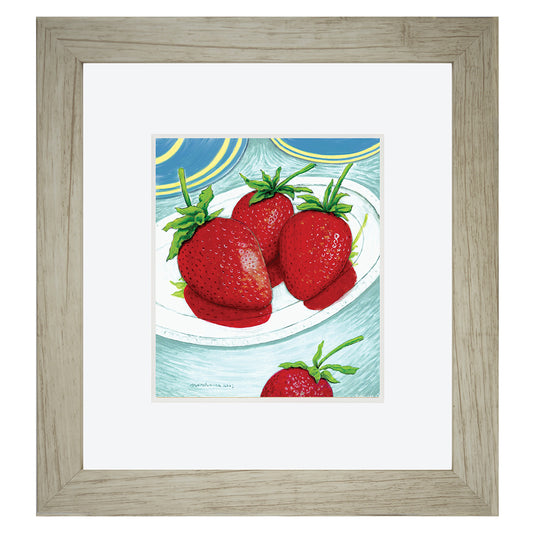 Framed Breakfast Strawberries